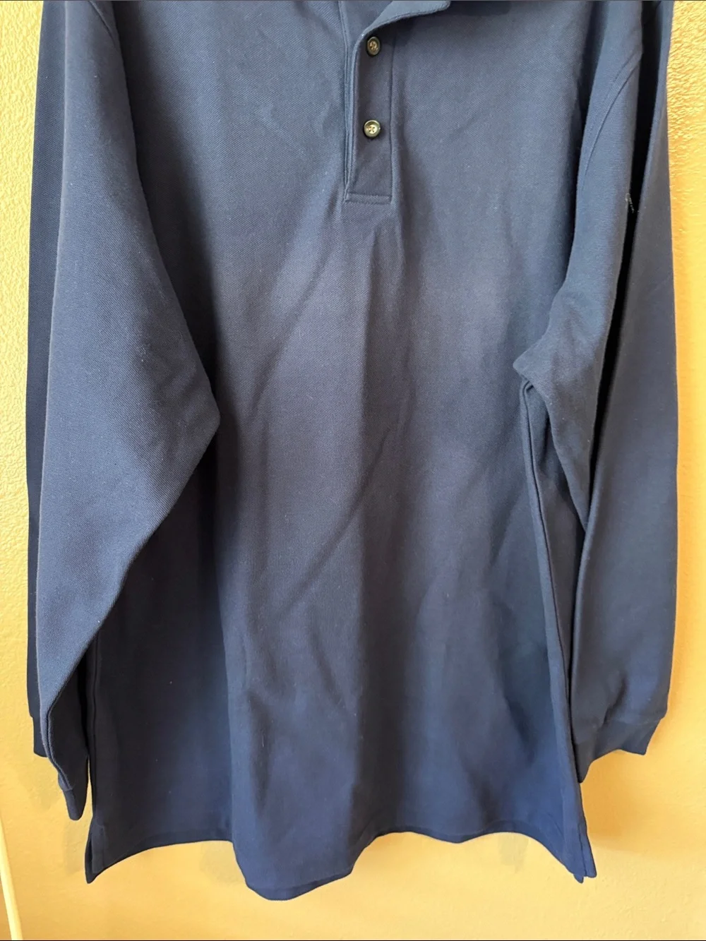 Jos. A. Bank Navy Long-Sleeve Polo Shirt